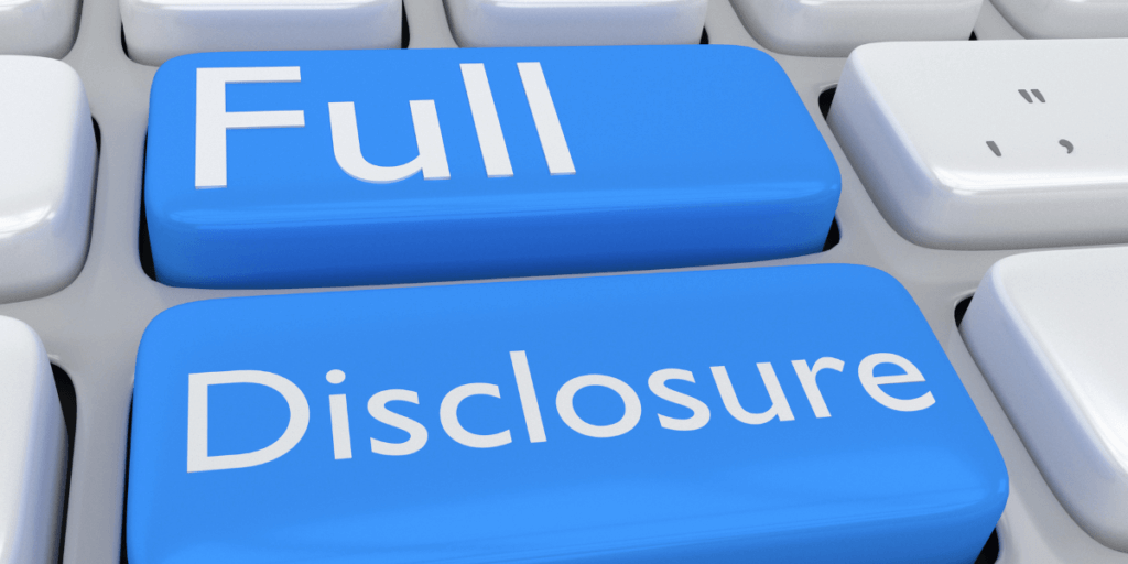 Disclosure in Commercial Real Estate
